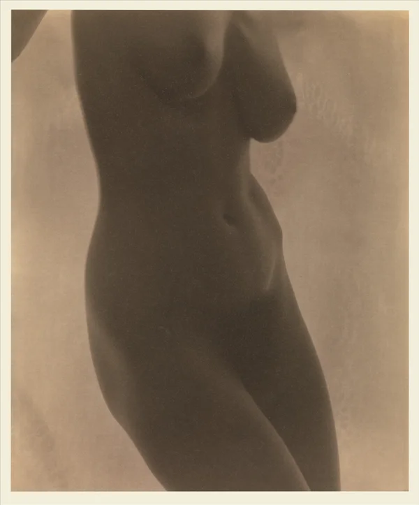 georgia-o-keeffe side-full-body-picture-no-head-with-white-cloath-in-background female