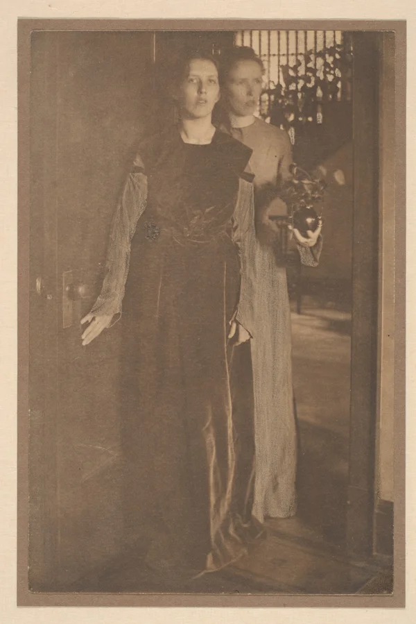 unknown coming-through-the-door female