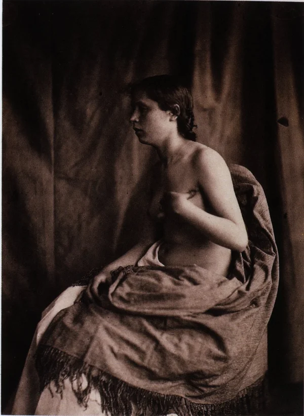 female-side-torso-portrait-chair-cloth-on-breast female
