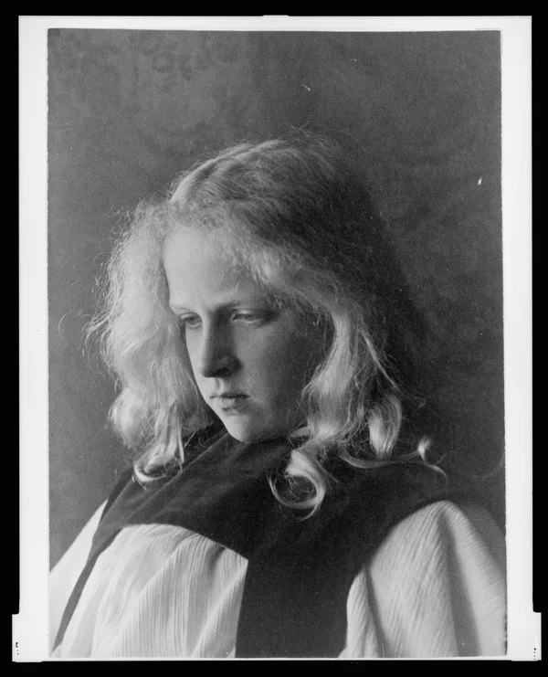 girl-white-robe-black-collar female