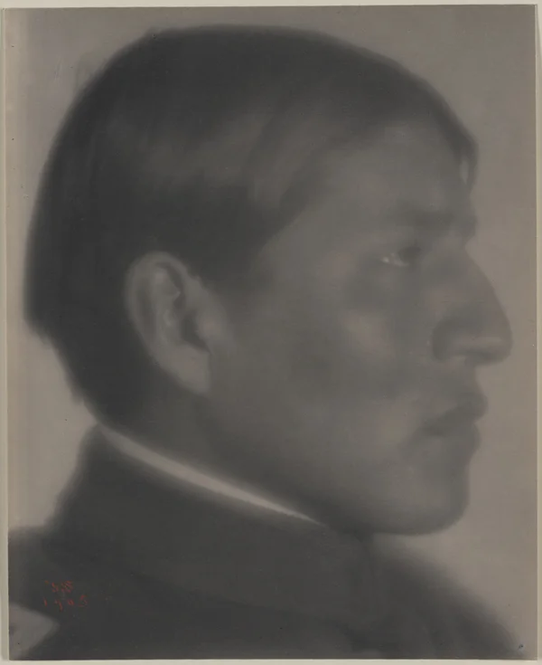 man-high-collared-jacket-profile male