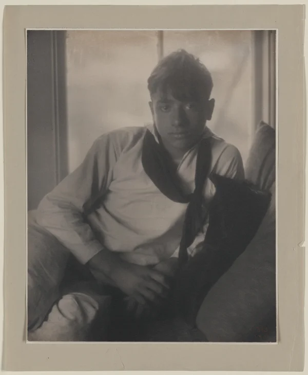 tony-costanza-sailor-suit-seated-leaning-pillows male