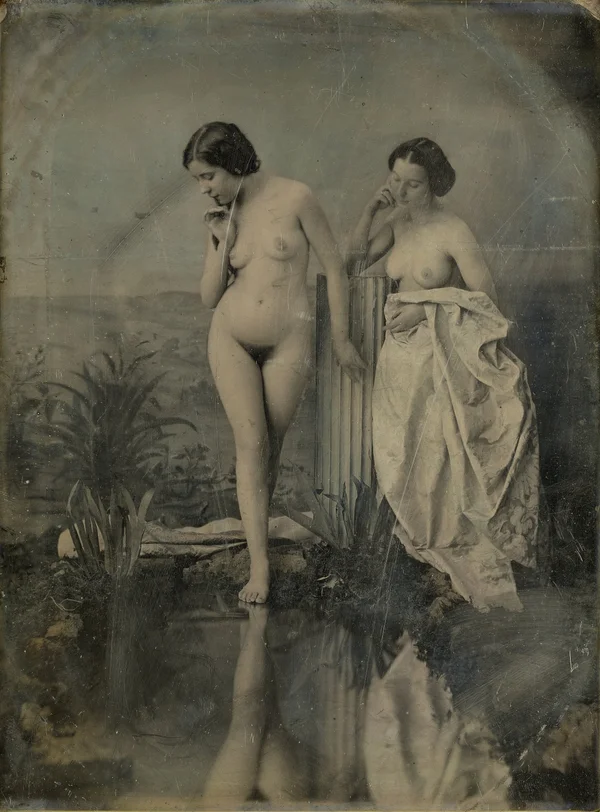 les-baigneuses-etude-nus-composition female