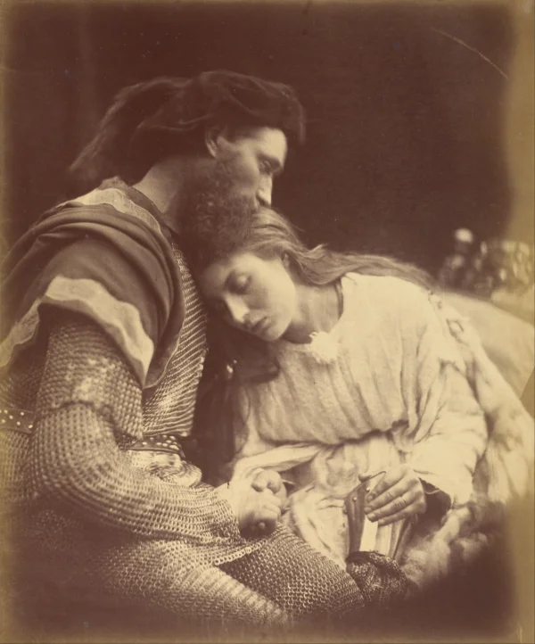 Parting Of Sir Lancelot And Queen Guinevere Portrait