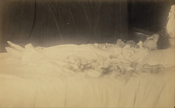 Study Of A Dead Child Portrait