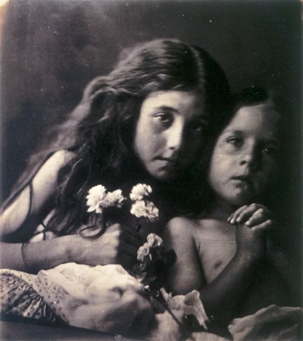 The Red And White Roses Portrait