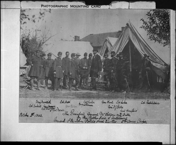 Abraham Lincoln And Generals After Antietam