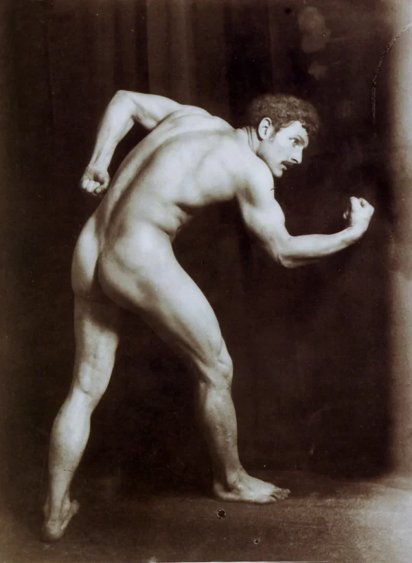 academic-male-nude-black-background male