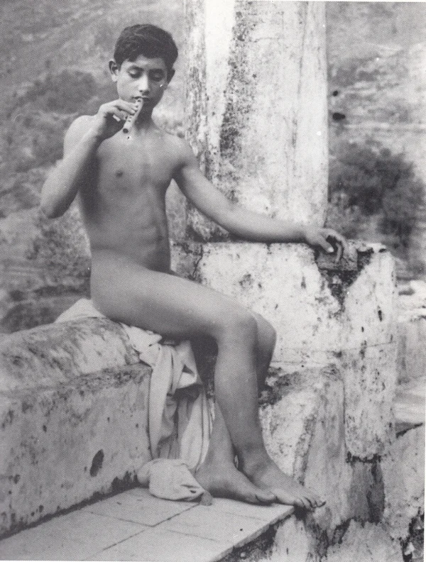 naked-boy naked-boy-playing-flute male