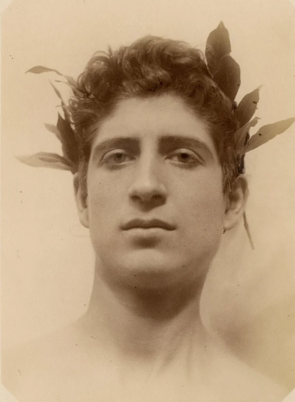 youth-with-laurel-wreath male