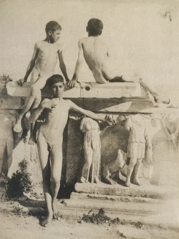 boys-in-ancient-greek-garbs-theatre-of-dionysus-athens