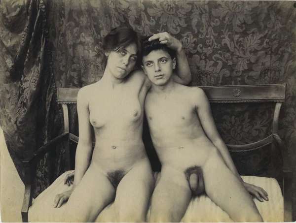 naked-woman-and-boy-on-sofa mixed-genders