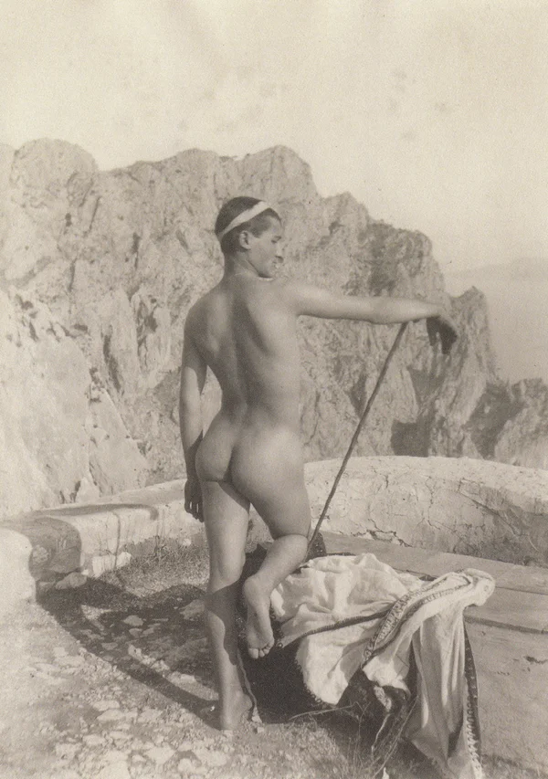 nude-boy-in-landscape-possibly-capri male