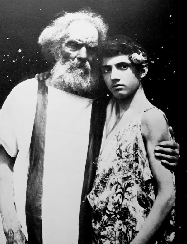 old-man-and-boy-in-ancient-greek-clothes male