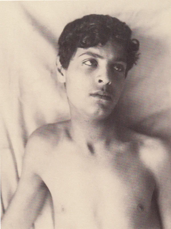 portrait-of-barechested-boy male