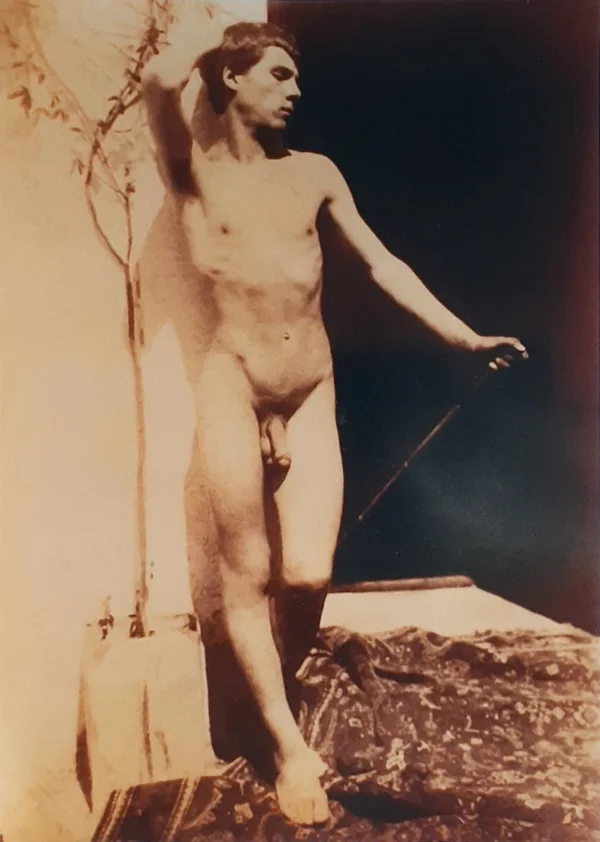 standing-male-nude male