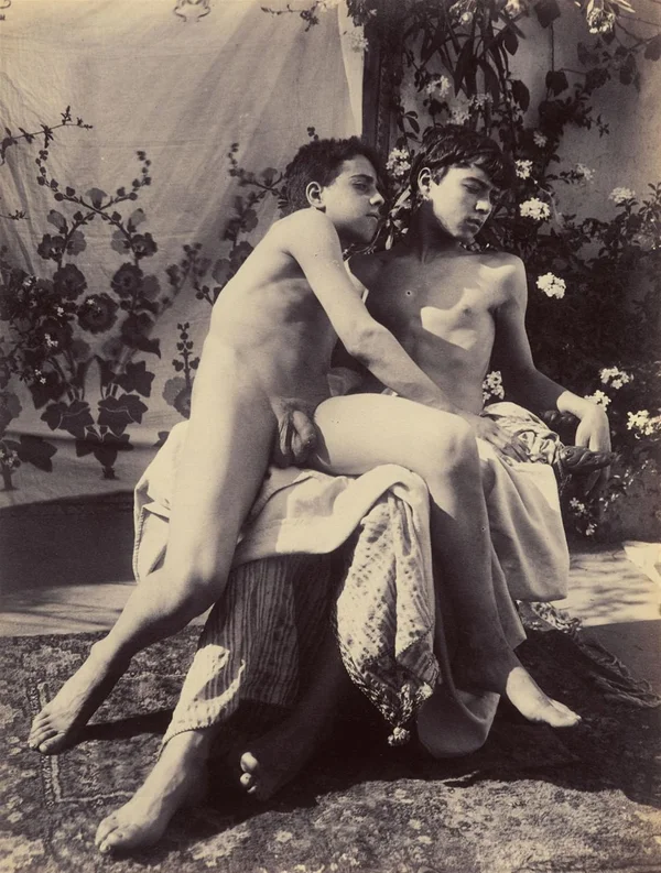 two-nude-boys-on-terrace-rome-2 male
